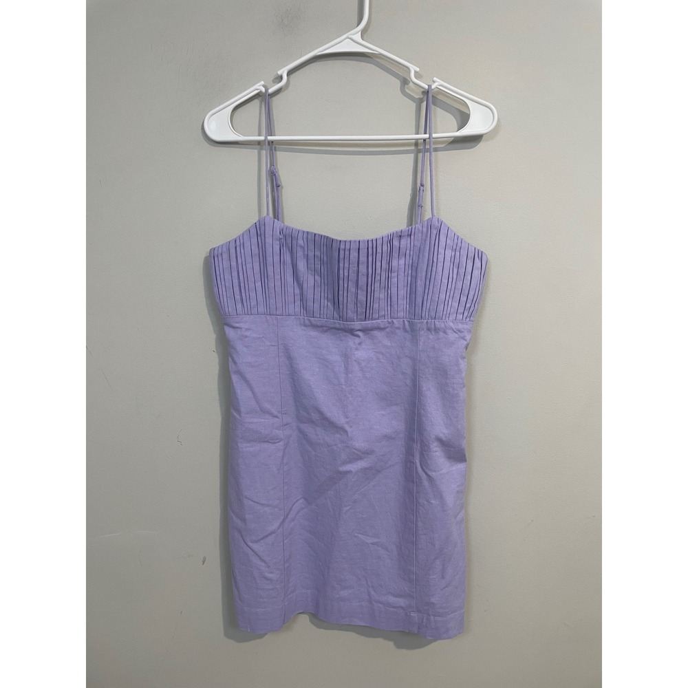 NWT Maeve By Anthropologie Ophelia Dress in Lilac Size 8 Mini Feminine Dainty - Picture 2 of 12